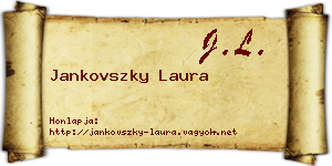 Jankovszky Laura névjegykártya